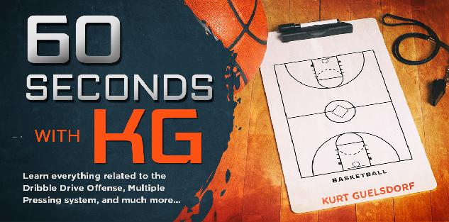 60 Seconds with KG! (Learn Dribble Drive Motion Offense)