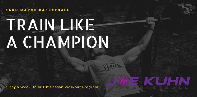 Train Like A Champion Workout Program