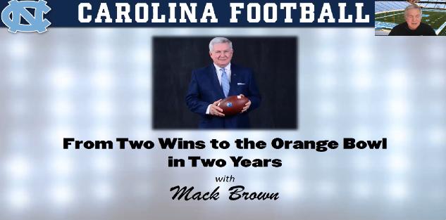 Mack Brown | Program Building, Culture, and Leadership Mack Brown | Program Building, Culture, and Leadership