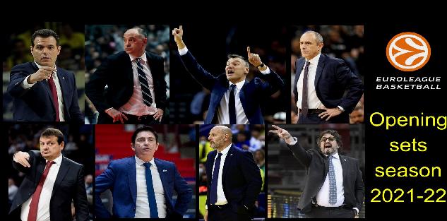 Euroleague Opening sets (season 2021-22. 90 set plays)