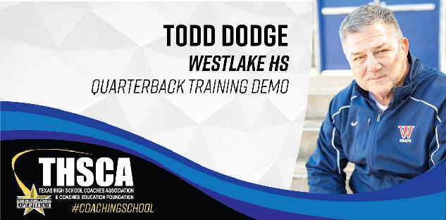 Todd Dodge - Westlake HS - LIVE DEMO - QB Training Todd Dodge - Westlake HS - LIVE DEMO - QB Training