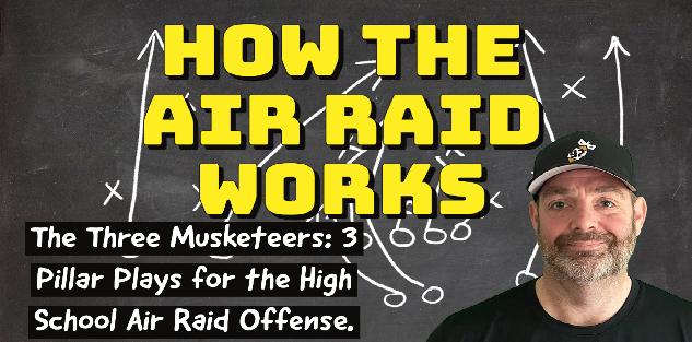How the Air Raid Works: 3 Pillar Plays for the H.S. Air Raid Offense