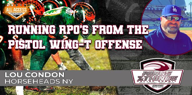 Running RPOs from the Pistol Wing T offense.