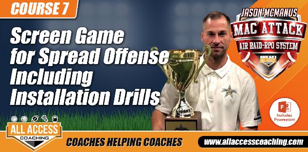 Fast, Bubble, Missile, Double, and Slow Screens Including Installation Drills Fast, Bubble, Missile, Double, and Slow Screens Including Installation Drills