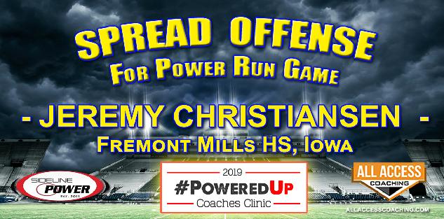 SPREAD POWER RUN GAME for 8-man Football