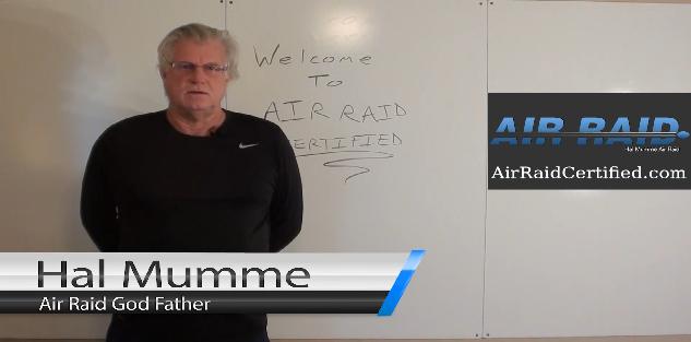 2024 Official Air Raid Certification by Hal Mumme 2024 Official Air Raid Certification by Hal Mumme