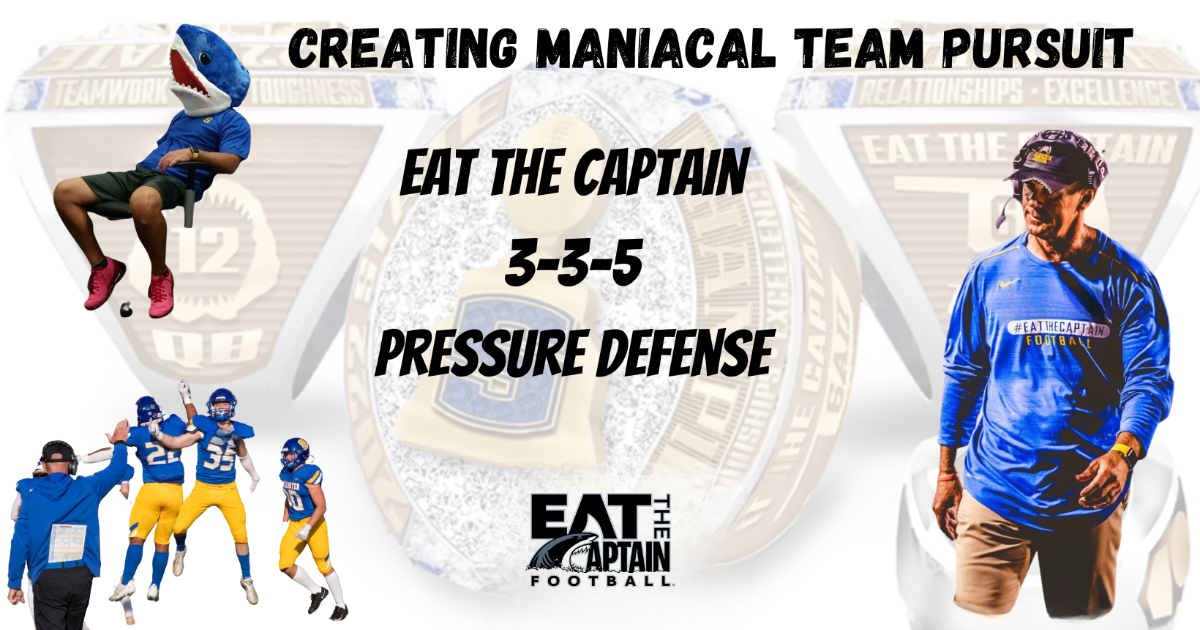 Eat the Captain 3-3-5 Pressure Defense: Creating MANIACAL Team Pursuit Eat the Captain 3-3-5 Pressure Defense: Creating MANIACAL Team Pursuit