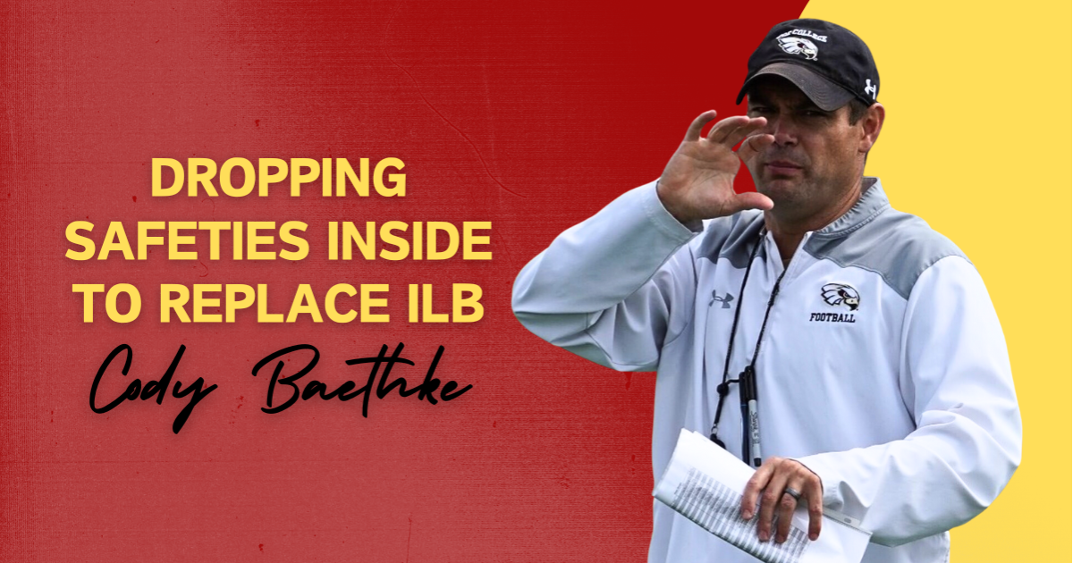 Cody Baethke- Dropping Safeties Inside LBs