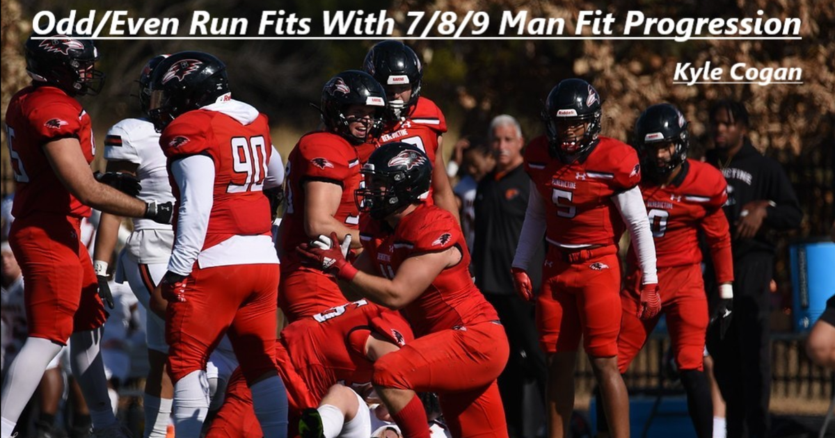 Odd/Even Run Fits with 7/8/9 Man Fit Progression